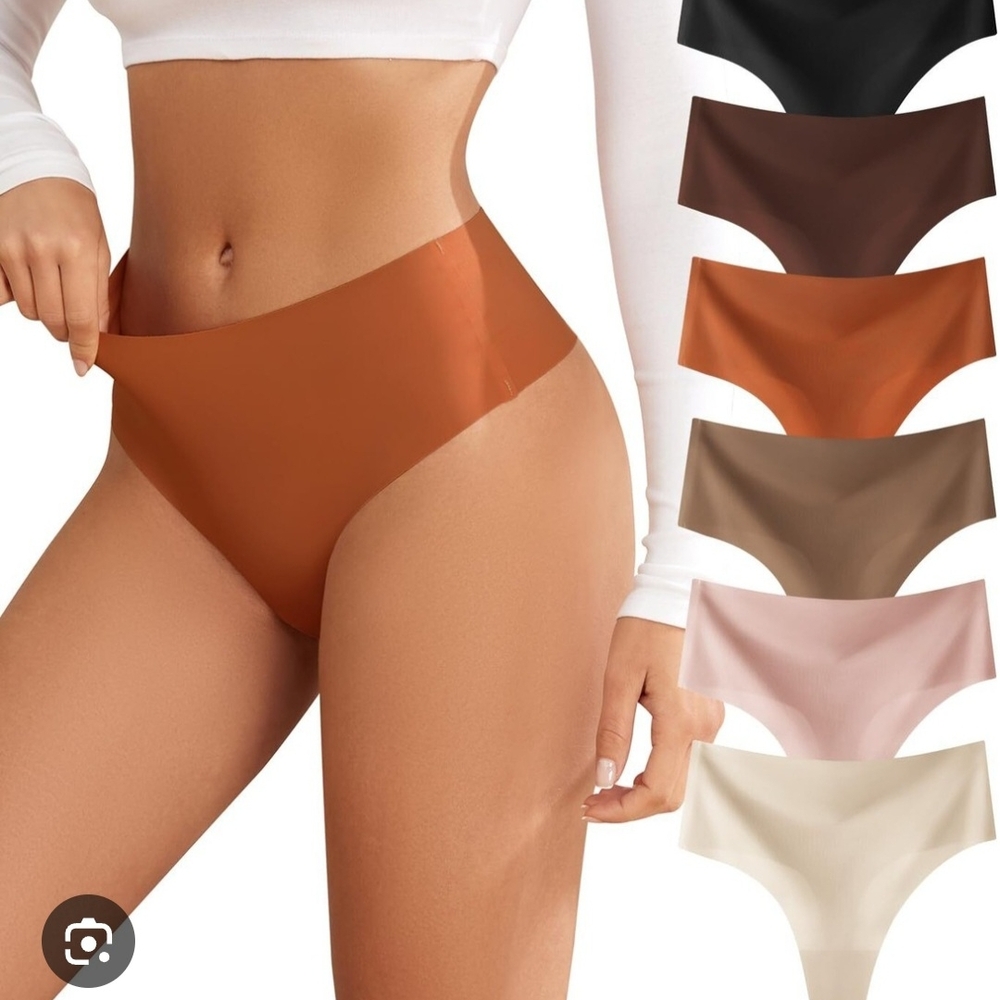 Seamless High-Waist Thongs - Multi-Color Pack